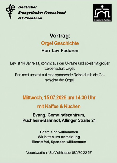 DEF Orgel Geschichte