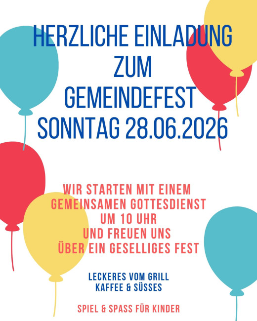 Gemeindefest 2026