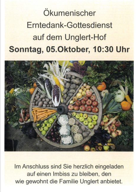Erntedank Unglert 2025