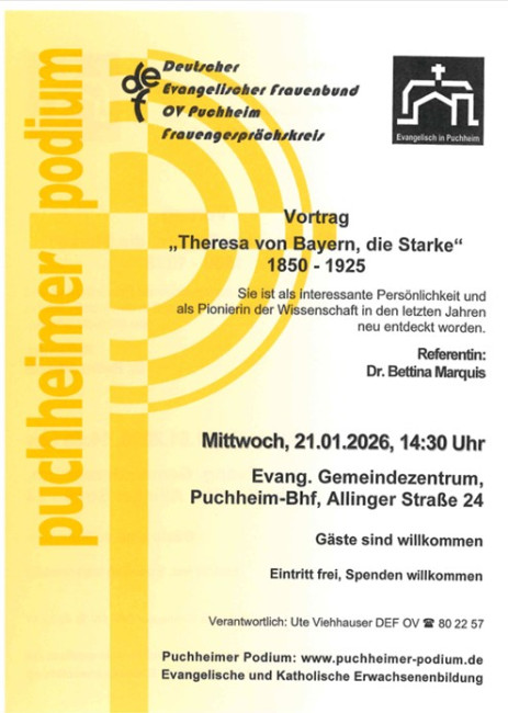 EWB Vortrag "Theresa von Bayern"
