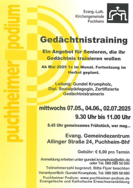 Gedächtnistraining 2025