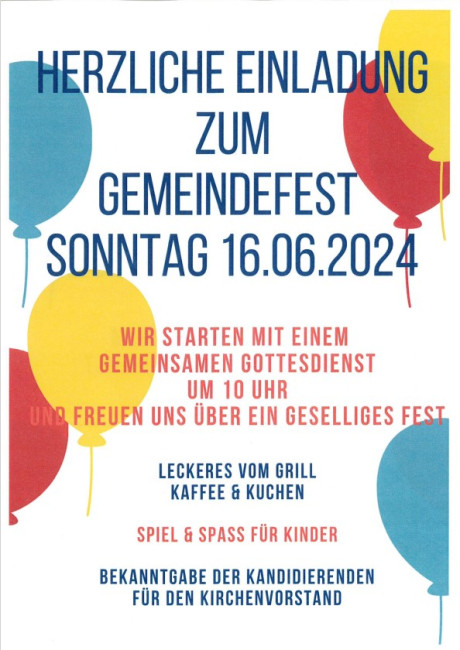 Gemeindefest 2024
