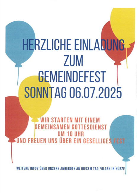 Gemeindefest 2025