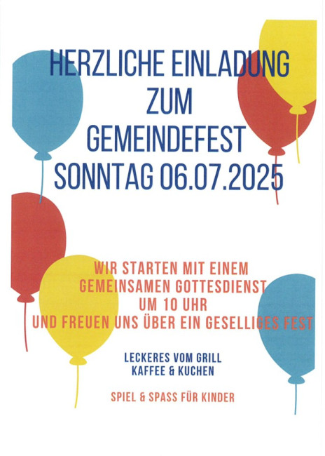 Gemeindefest 2025